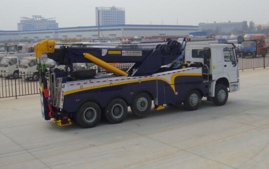 360 degree rotation 50 ton heavy tow trucks