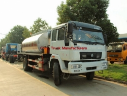 sinotruck 10000 liters asphalt bitumen tank truck