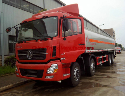 Dongfeng 8x4 30000liter oil tank truck fuel tanker