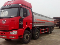 FAW J6 8*4  29000 liter oil tank truck