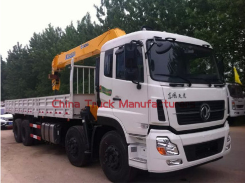 dongfeng 8*4 16 tons XCMG crane truck