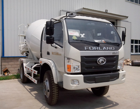 Foton RHD 4*2 6 cubic meters small concrete mixer truck