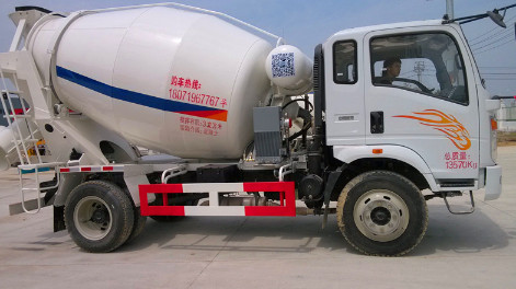 Howo 6 Cubic Meters Small Concrete Mixer Truck