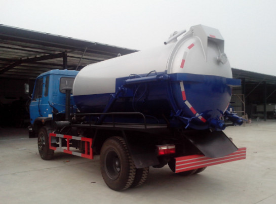 Dongfeng 145 type 6cbm sewage suction truck