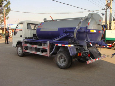 ight hand drive 3m3 FOTON vacuum sewer truck