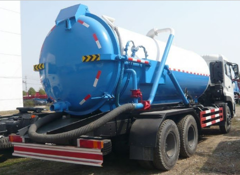 Dongfeng 6x4 145000 litres sewage suction tanker truck