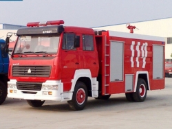 4X2 Sinotruk fire fighting truck