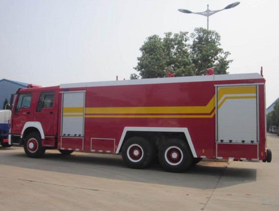 6*4 HOWO 336HP 10000L fire fighting truck