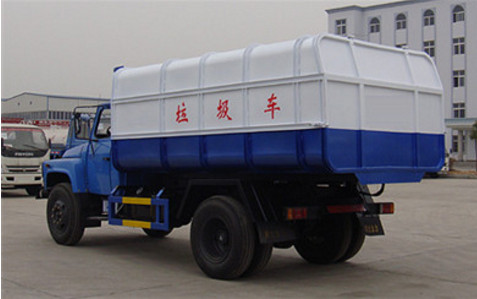 Dongfeng 140 hydraulic lifter garbage truck