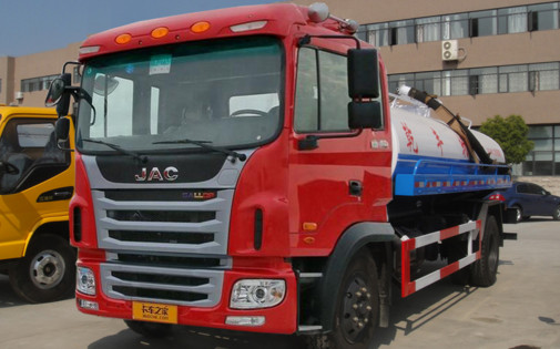 JAC euro3 12000L fecal tank suction truck
