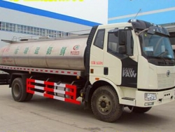 FAW 10000 liter stainless steel tank truck