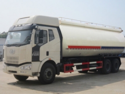 FAW 6x4 25m3 bulk cement tank vehicle