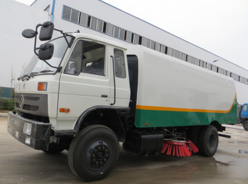 Dongfeng 12m3 garbage cleaning road sweeper truck