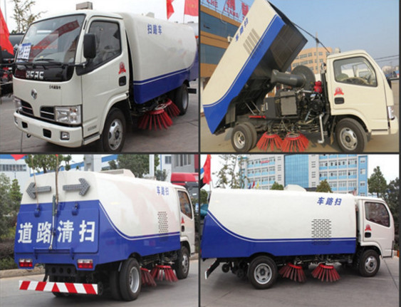 Dongfeng Oumark 95hp Road Sweeper Truck
