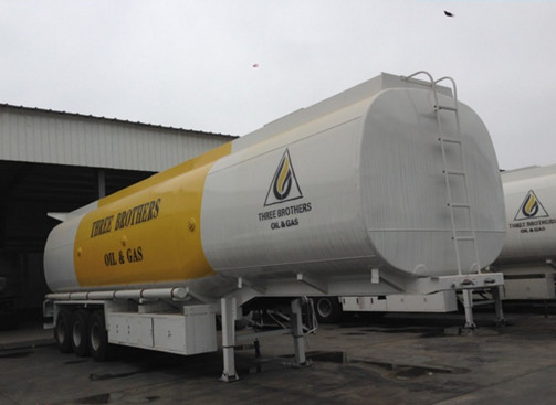 50m3 aluminum alloy fuel tank semi trailer