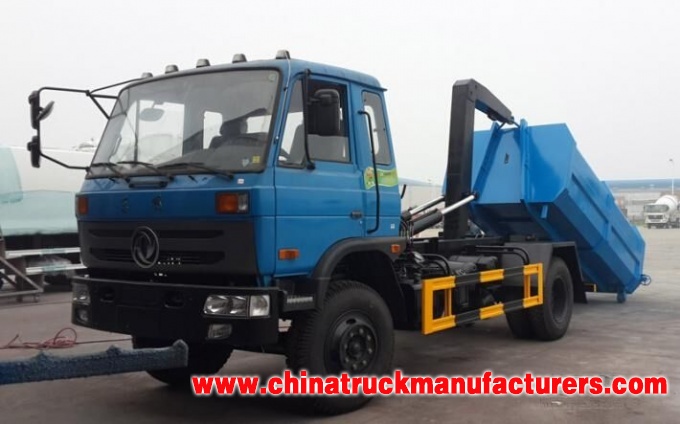 8m3 Dongfeng roll off garbage truck