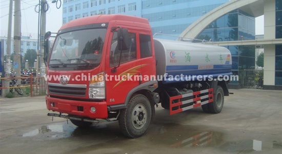 FAW 8m3 water delivery truck