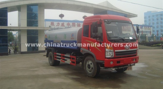 FAW 8m3 water delivery truck