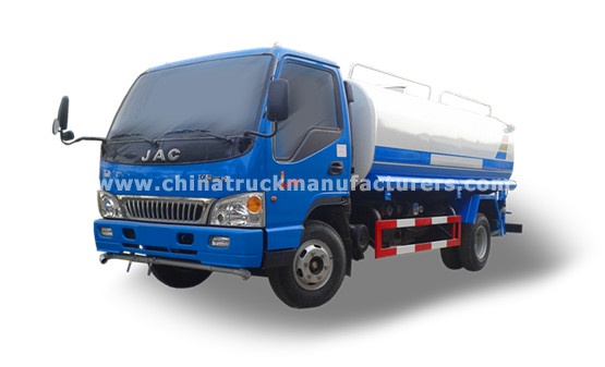 JAC small water tanker truck