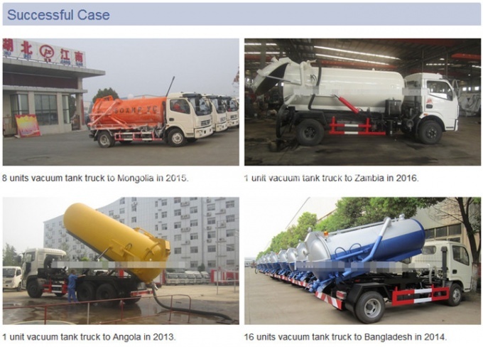 Do<em></em>ngfeng 8m3 sludge transportation tanker truck