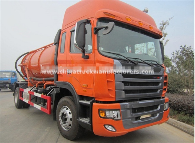 JAC large capacity waste water suction truck