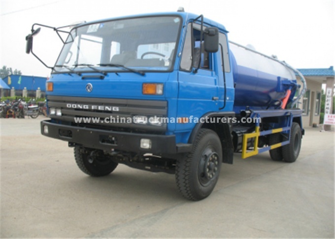 Dongfeng 8m3 sludge transportation tanker truck