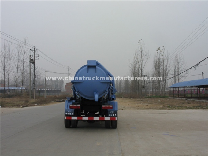 Dongfeng 6000 liter sewage vacuum truck