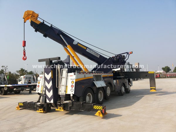 China 50ton heavy duty rotator tow truck
