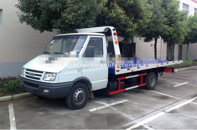 Iveco flatbed tow truck