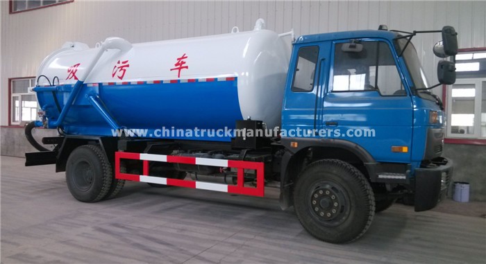 6 cbm dongfeng 4*2 fecal vacuum suction truck