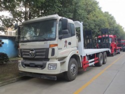 FOTON 10 wheel 6X4 flatbed transporting truck 20 ton