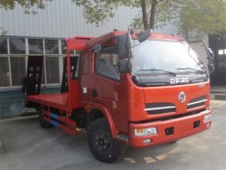 DONGFENG 4X2 6 wheel low flatbed truck 5ton