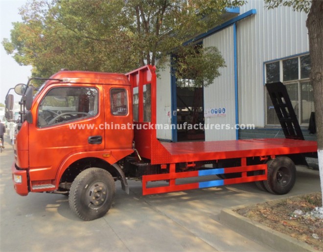 DONGFENG 4X2 6 wheel low flatbed truck 5ton