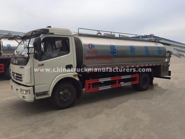 Dongfeng 6000-8000liter milk tanker