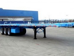 40ft flatbed container transport 46ton semi trailer made