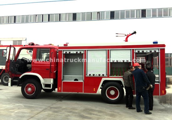 Dongfeng Fire engines 4x2 water foam tank 6000L