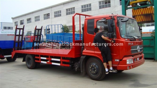 10ton Dongfeng 4x2 low flatbed truck