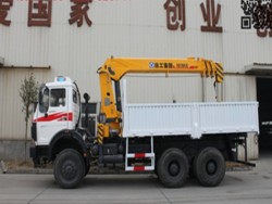 14T BEIBEN 6*6 truck mounted crane