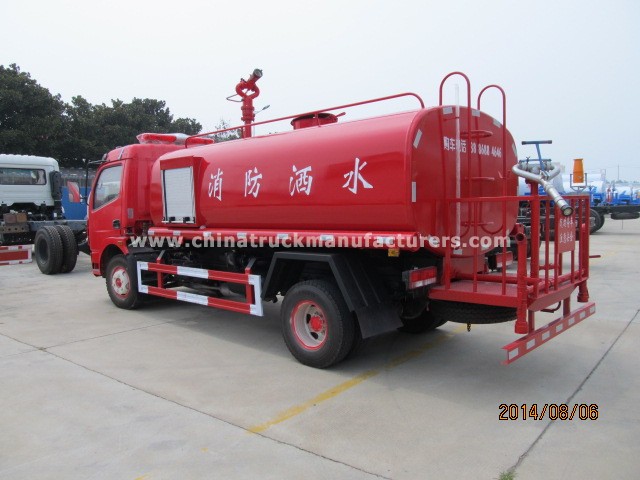 Hot sale DongFeng 8 Ton water fire fighting