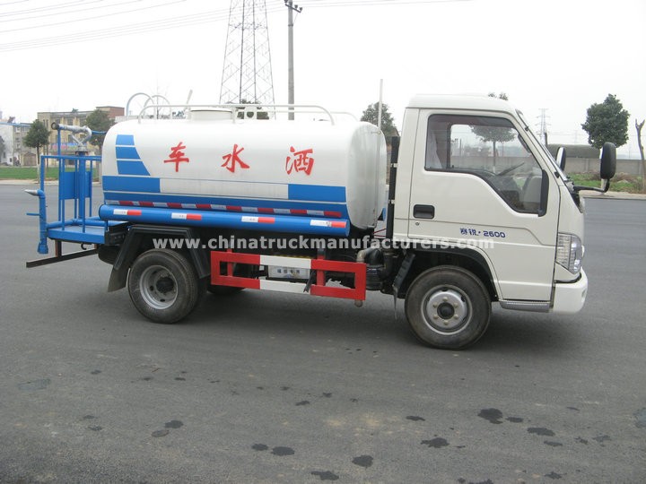 foton mini water tank truck
