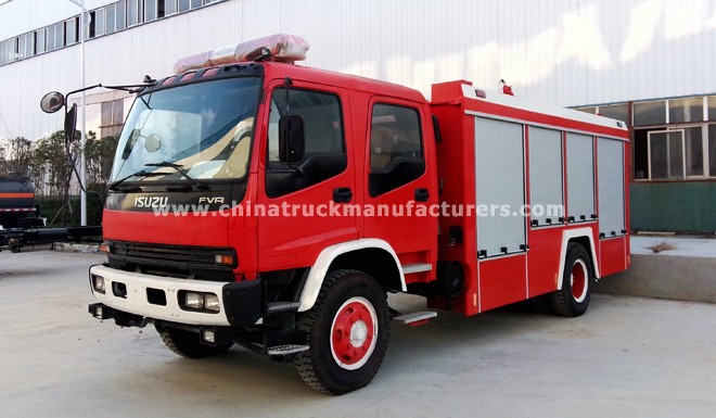 japan 4x2 280hp fire fighting truck
