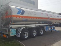 CIMC 50m3 aluminium Alloy fuel tank semi-trailer