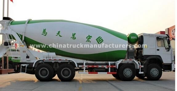 Sinotruck Howo 8x4 18cmb Self Loading Concrete Mixer Truck