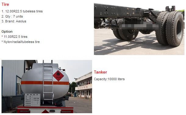 Do<em></em>ngfeng 153 10CBM Fuel Tank Truck