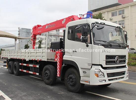 Dongfeng 8x4 Used 16 Ton Truck Crane