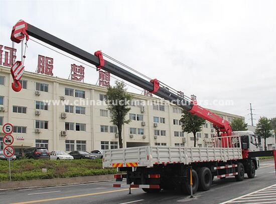 Dongfeng 8x4 Used 16 Ton Truck Crane