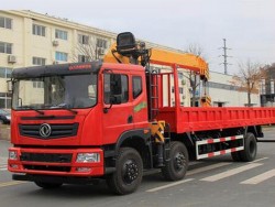 Dongfeng 6x2 10 Ton Knuckle Boom Truck Mounted Crane