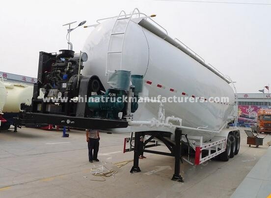 bulk cement tank tri-axle blower trailer