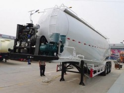 bulk cement tank tri-axle blower trailer
