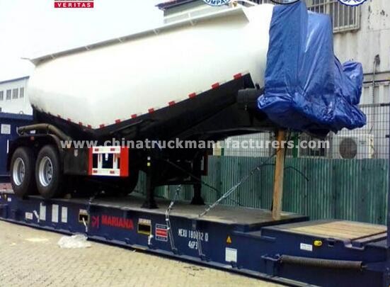2 axle trailer type bulk cement semi trailer
